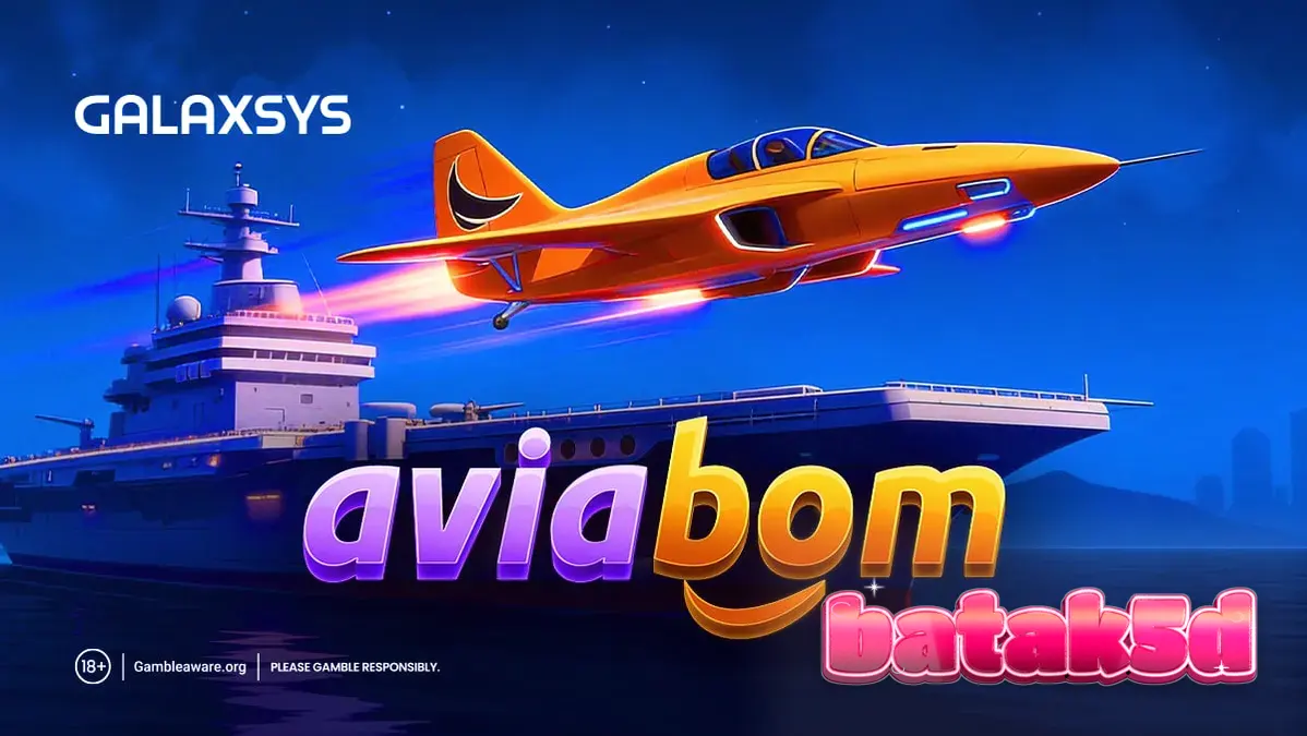 Tampilan antarmuka game Aviabom dengan elemen penerbangan dan pengganda.