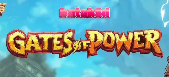 Tampilan visual slot Gates of Power dengan tema Gunung Olympus